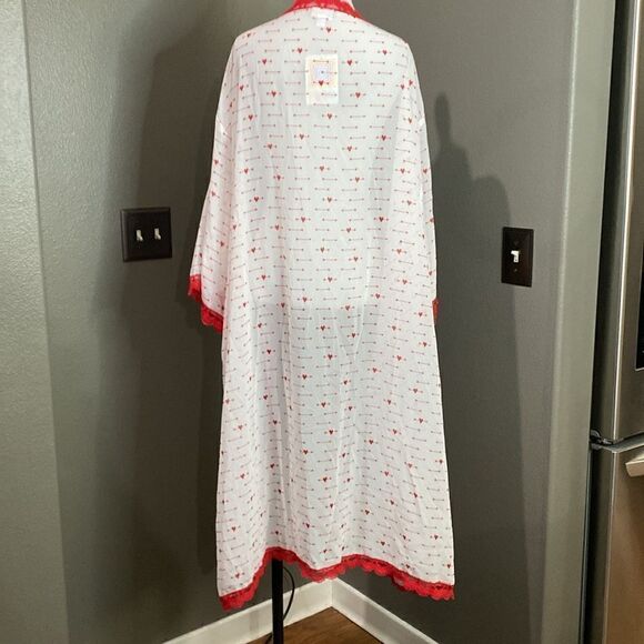 NWT Lularoe VALENTINE'S 2020 CHLOE Bohemian style overlay Kimono - Picture 7 of 11